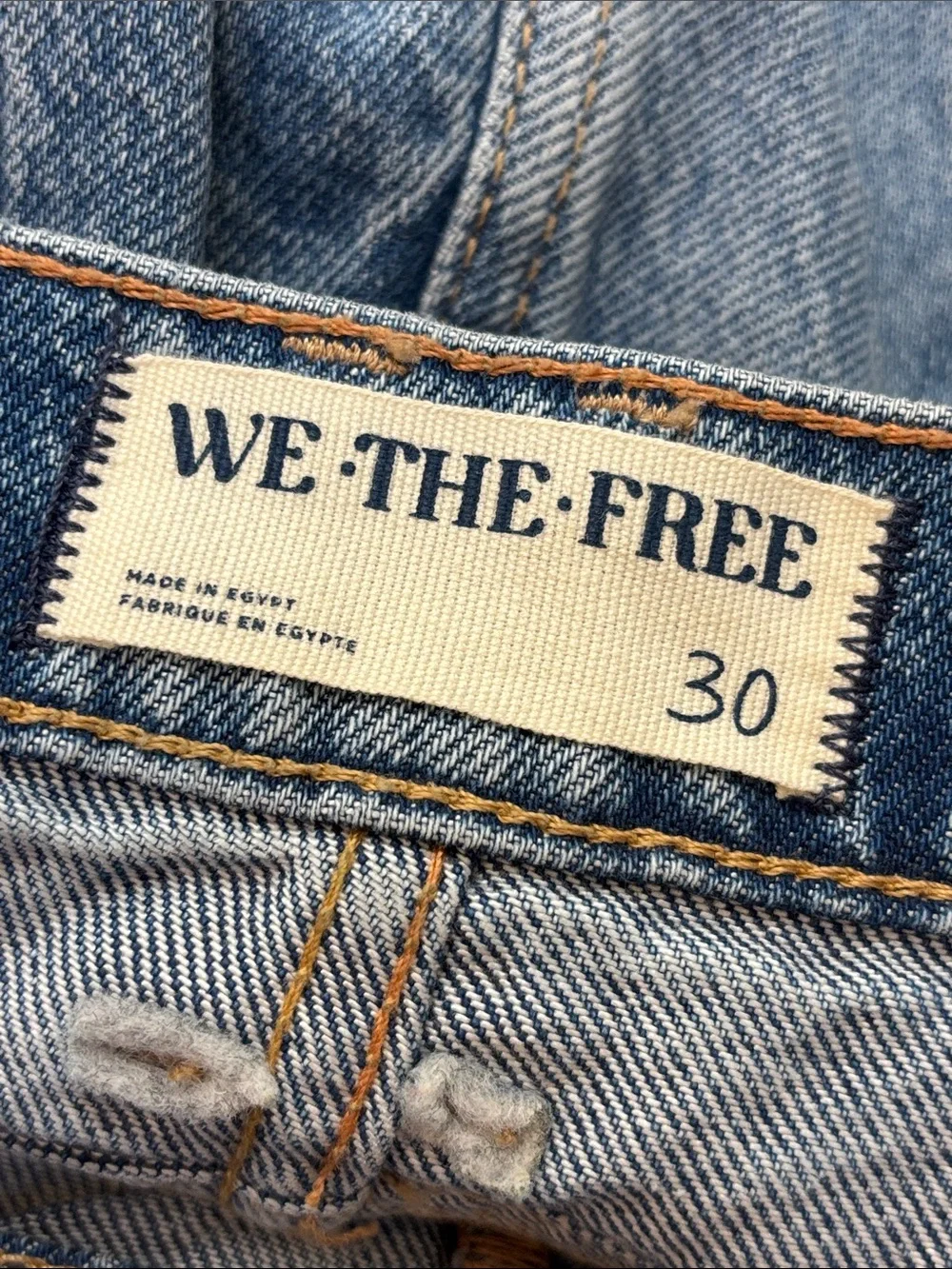 Free People Light Blue High-Rise Wide Leg Jeans - Picture 14 of 16